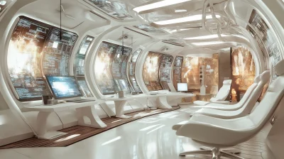 Futuristic Work Office