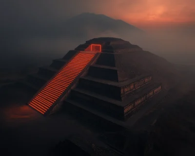 Futuristic Teotihuacán