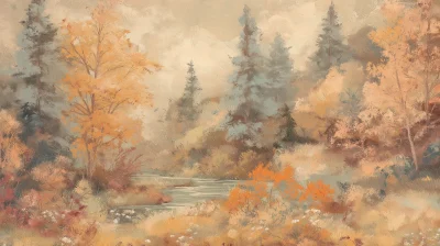 Tranquil Autumn Landscape