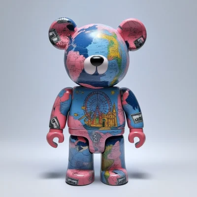 Colorful Bearbrick Adventure