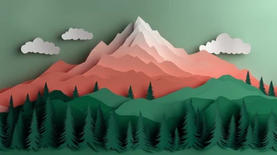 Landscape Paper Cut