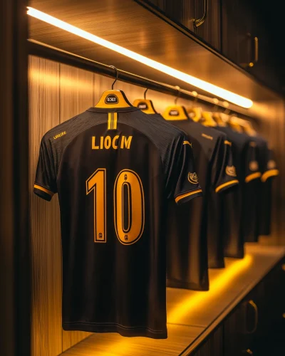 Soccer Shirt in Locker Room