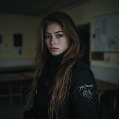 Mysterious Russian Police Woman