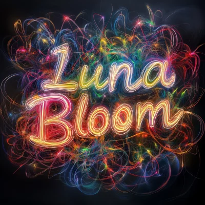 Luna Bloom Neon Sign