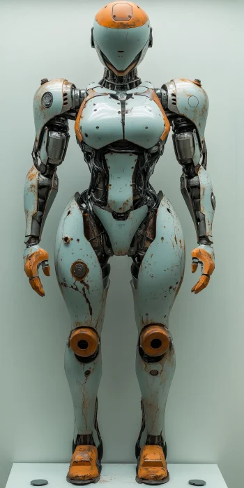 Mechanical Robot Statue