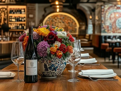 Colorful Restaurant Room