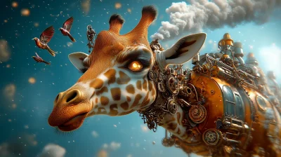 Steampunk Giraffe