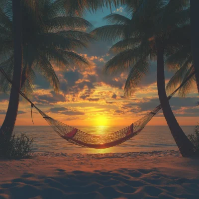 Sunset Hammock Relaxation