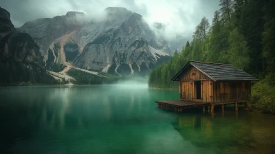 Tranquil Lake Braies