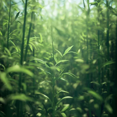 Serene Bamboo Forest