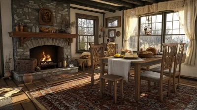 Cozy Farmhouse Kitchen