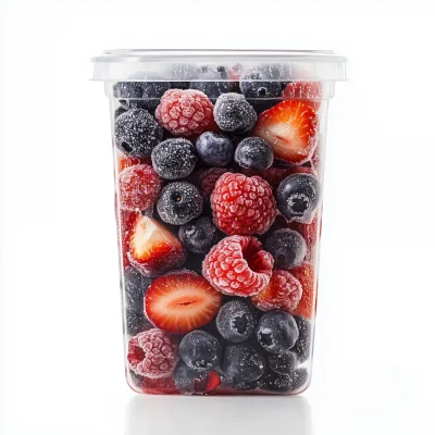 Frozen Fruit Mix in Deli Container