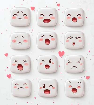 Kawaii Emoji Icons