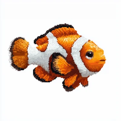 Vibrant Clownfish Art