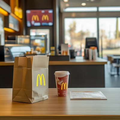 Clean McDonald’s Front Desk