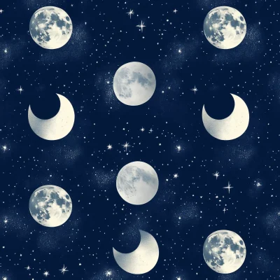 Lunar Phases Pattern