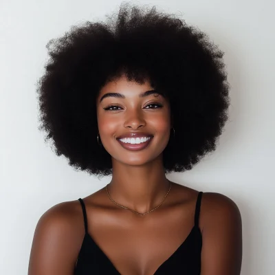 Smiling Afro Beauty