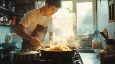 Cooking Fried Rice