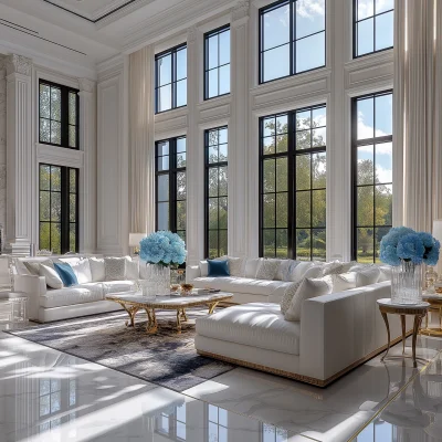 Luxurious Neoclassical Living Room