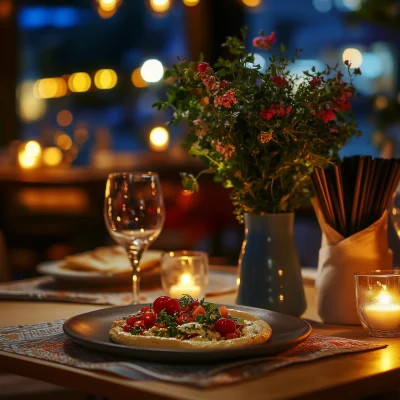 Romantic Dinner Setting