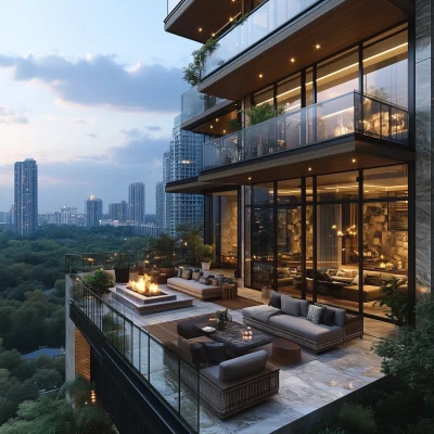 Luxurious Open Terrace