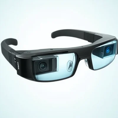 Smart Glasses on Neutral Background