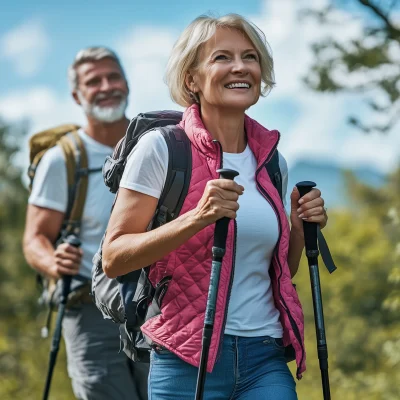 Senior Couple Hiking