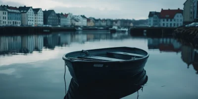 Boat by the Land