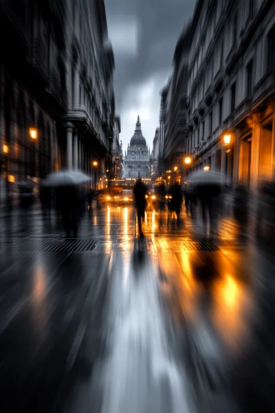 Dramatic City Scene