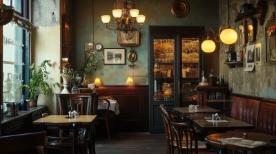 Antique Cafe Atmosphere