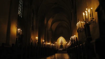 Medieval Uppsala Cathedral in Winter