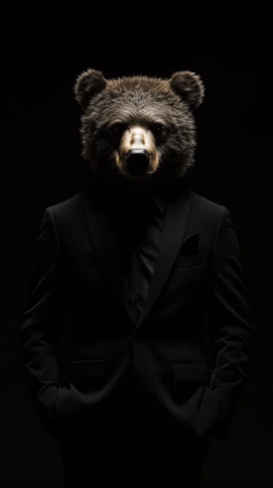 Bear in Gucci Suit