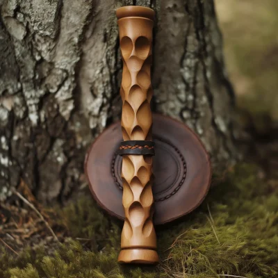 Wooden Faceted Flute