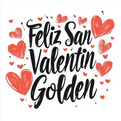 Feliz San Valentin Illustration