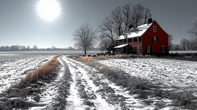 Winter Night by the Fire