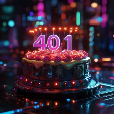 40th Birthday Greeting Card