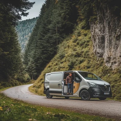 Renault Trafic Van in Nature