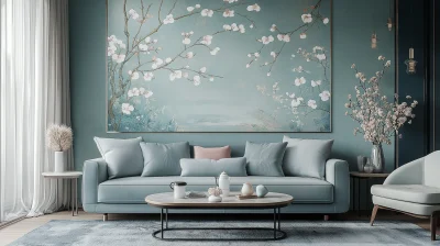 Pastel Chinoiserie Motif