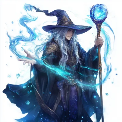 Fantasy Male Anime Wizard