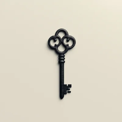 Vintage Black Key Logo