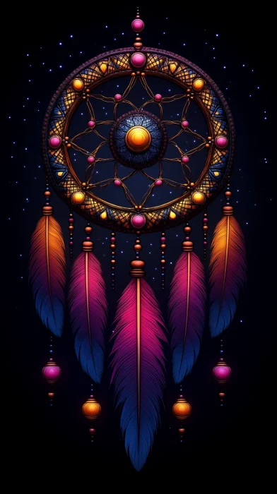 Glowing Dreamcatcher