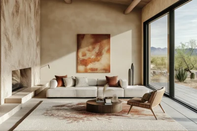 Luxurious Southwest Living Room