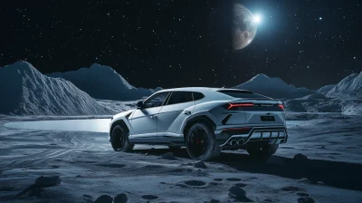 Lamborghini on the Moon