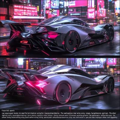 Futuristic Sports Car