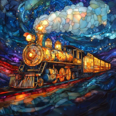 Golden Sky Steam Engine