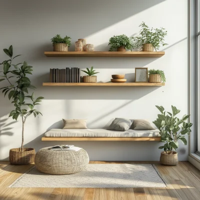 Empty Shelves Room