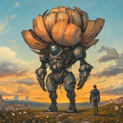 Mechanical Flower Guardian