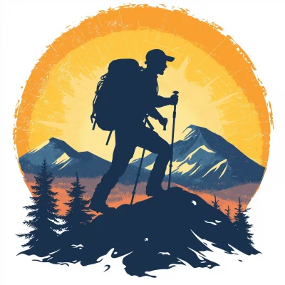 Uphill Struggle Hiking Club Design