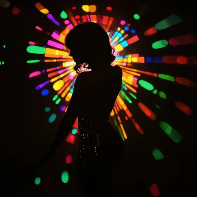 Disco Dance Silhouette