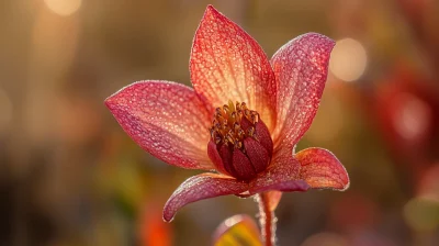 Vibrant Flower Macro